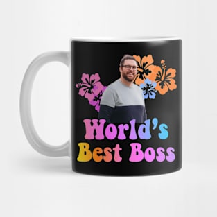 World's Best Boss ( Hawaiian Theme ) Mug